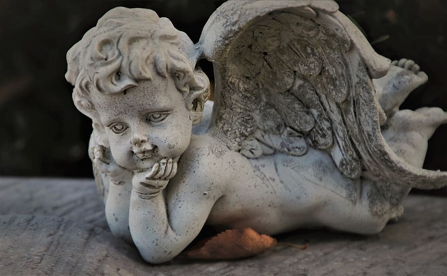 wing, guardian angel, tombstone, sculpture, to celebrate, sadness, angel, memory, graves, goodbye