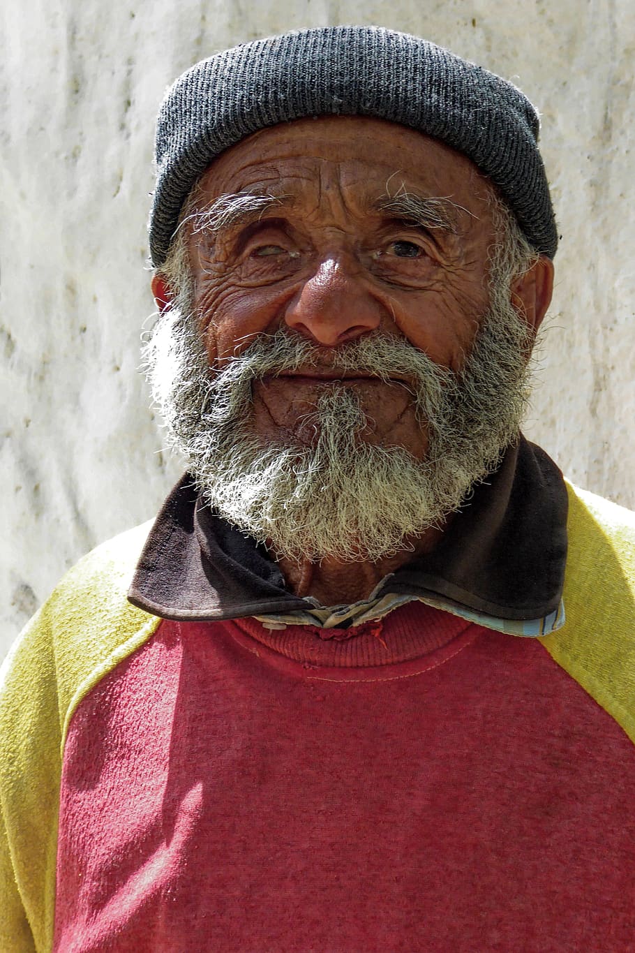 man, old, portrait, age, face, bart, smile, happy, person, facial hair