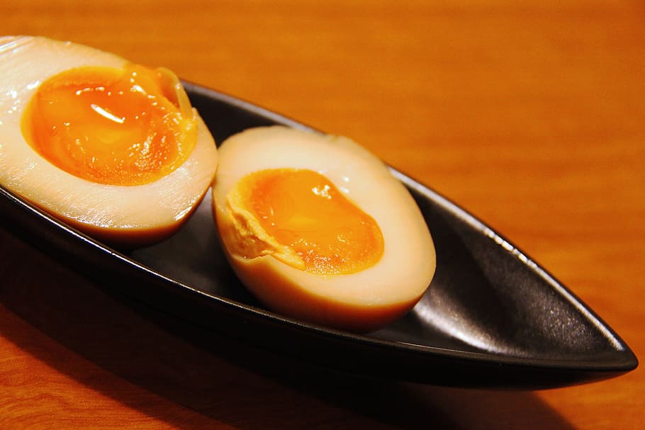 ソフト, ゆで卵, ディナー, 日本語, ソフトゆで卵, おいしい, 大阪, 日本, 調理済み, 料理