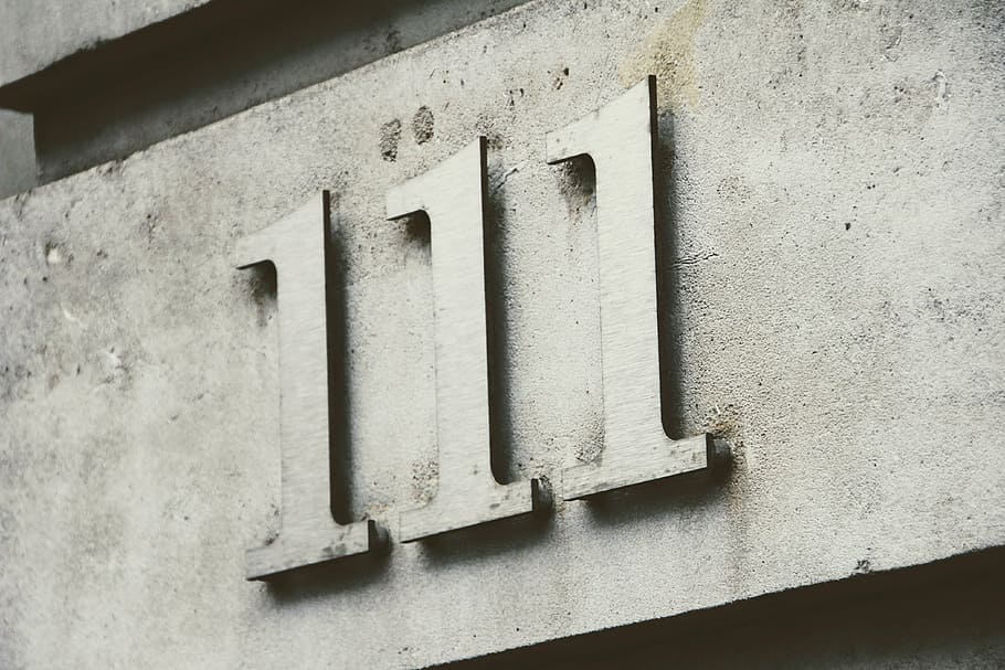 number, 111, number code, one hundred and eleven, house number, code, three, architecture, day, built structure