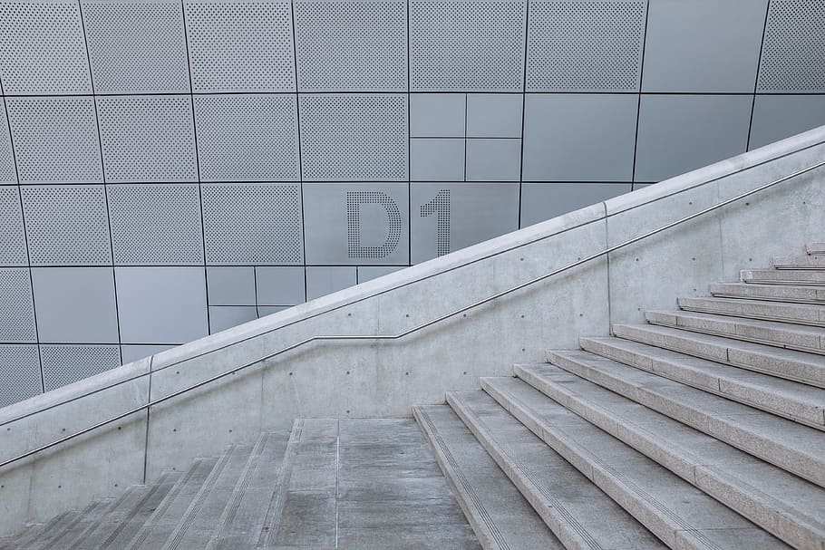 architecture, building, infrastructure, stairway, built structure, staircase, steps and staircases, pattern, building exterior, railing