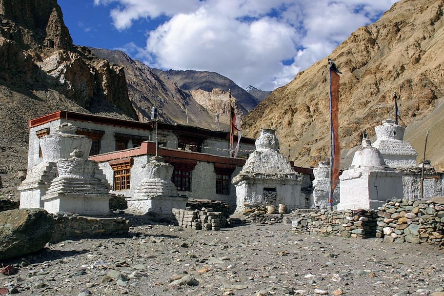 Monastery, Buddhism, Himalaya, old building, asia, meditation, ladakh, india, prayer, buddha