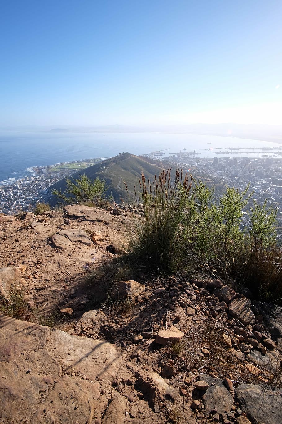 Cidade do Cabo, Signal Hill, Table Bay, porto da cidade do cabo, paisagens, natureza, cena tranquila, tranquilidade, paisagem, ninguém
