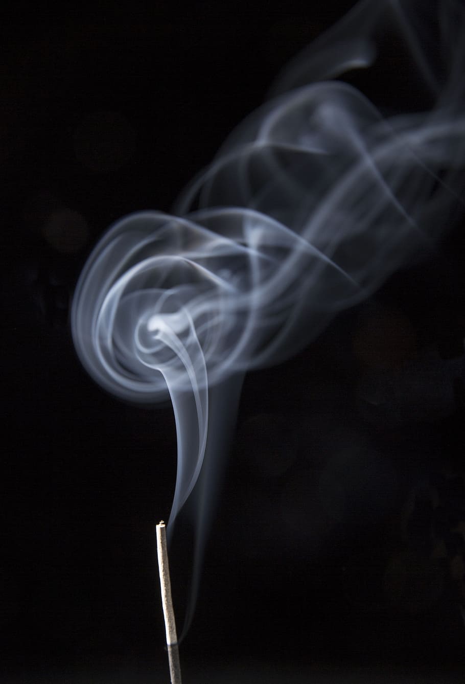 Smoke, Black White, Aroma, Relax, white, smoke - physical structure, burning, swirl, fumes, motion