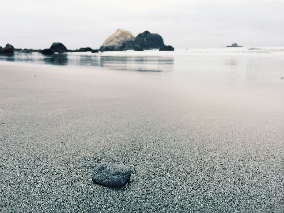 playa, arena, rocas, agua, orilla, ninguna gente, roca, tranquilidad, mar, naturaleza