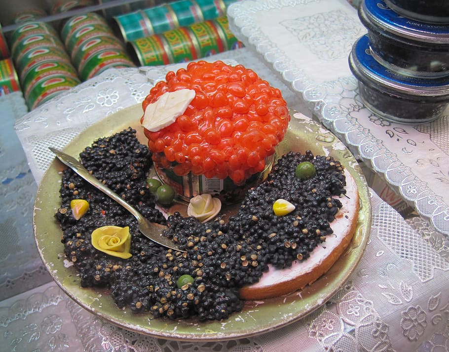 russia, caviar, eggs, sturgeon, food, food and drink, plate, freshness, fruit, indulgence