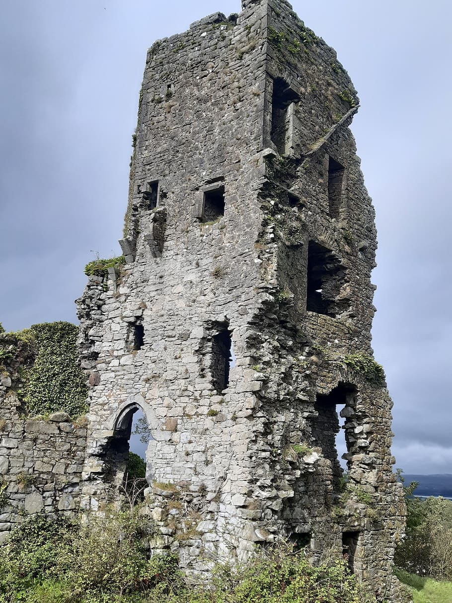 carrigogunnell, castle, ruins, ireland, middle ages, history, architecture, built structure, building exterior, the past