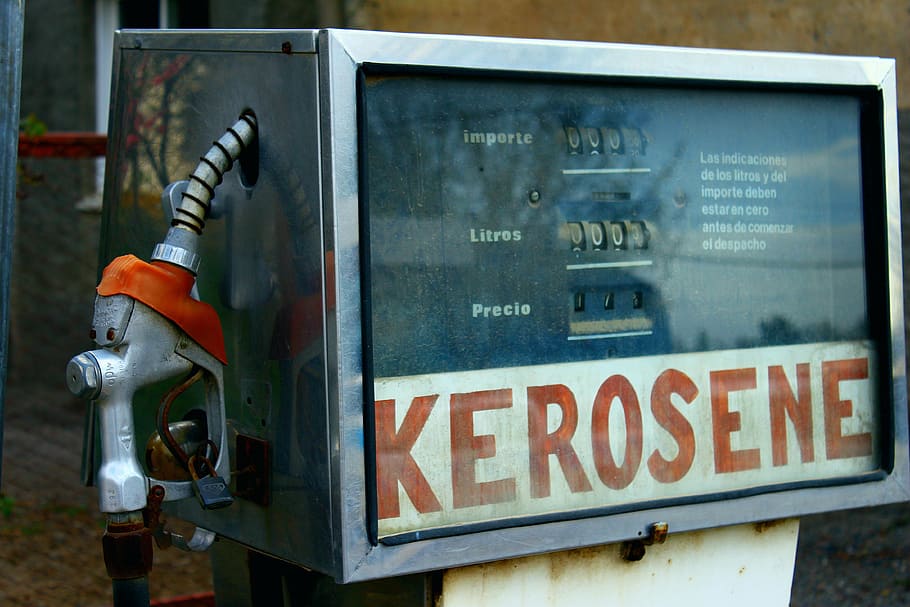 fuel, naphtha, fuels, gasoline pump, kerosene, text, communication, western script, sign, control