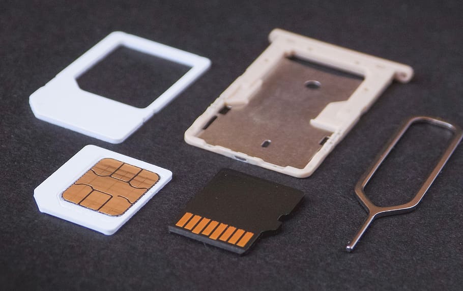sim card, card, memory, micro sd, phone, technology, mobile, communication, cellular, phones