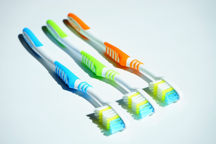 escovas de dentes, limpo, dentes, dente, escovas, vários, limpeza, dentista, higiene, escova de dentes