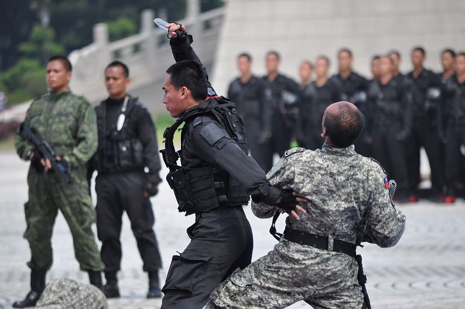 soldier, rally, combat skills, taiwan, government, armed forces, uniform, military, group of people, law