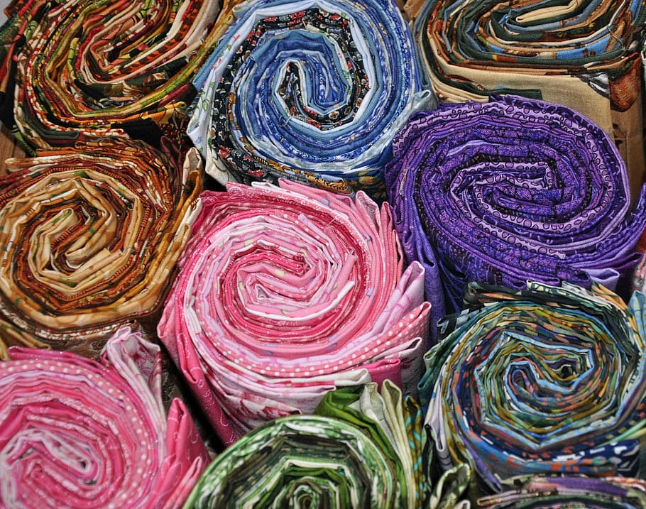 assorted textiles, quilt, quilting, fabric, pattern, textile, sewing, material, thread, patchwork