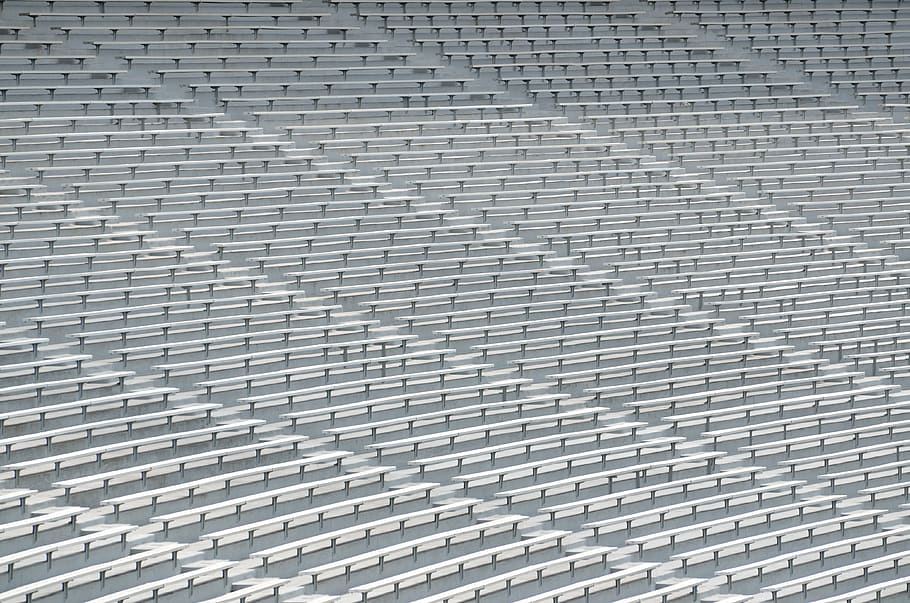 college stadium seats, bench seats, College Stadium, Seats, Bench, football, stadium, college, empty, school