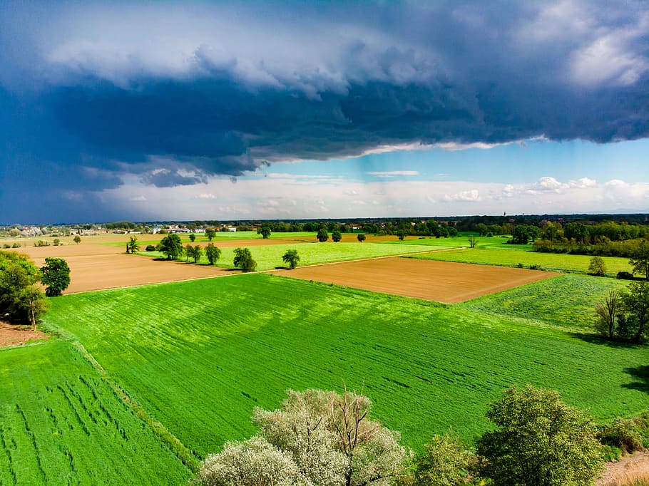 aerial view, drone, clouds, campaign, outdoors, landscape, nature, dji, lombardy, italy