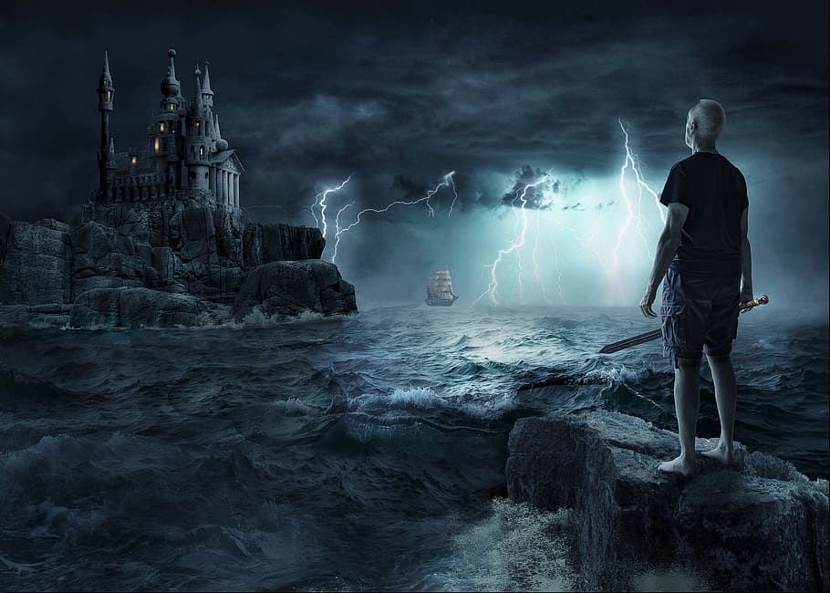 composing, fantasy, mystical, montage, mysterious, mood, surreal, landscape, atmosphere, fantasy picture