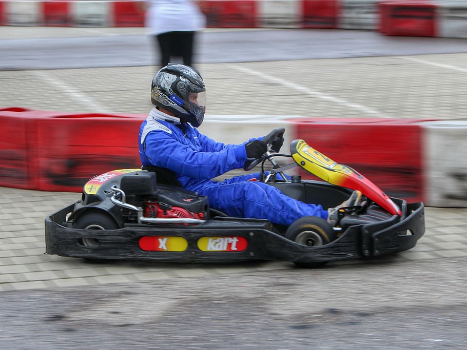 motorsport, racing, race, go kart track, race track, kart racing, outdoor kart sports facility, go kart, race car driver, kart race
