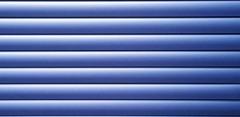 blinds, venetian blinds, horizontal, lines, blue, covering, window, window blinds, decor, metallic