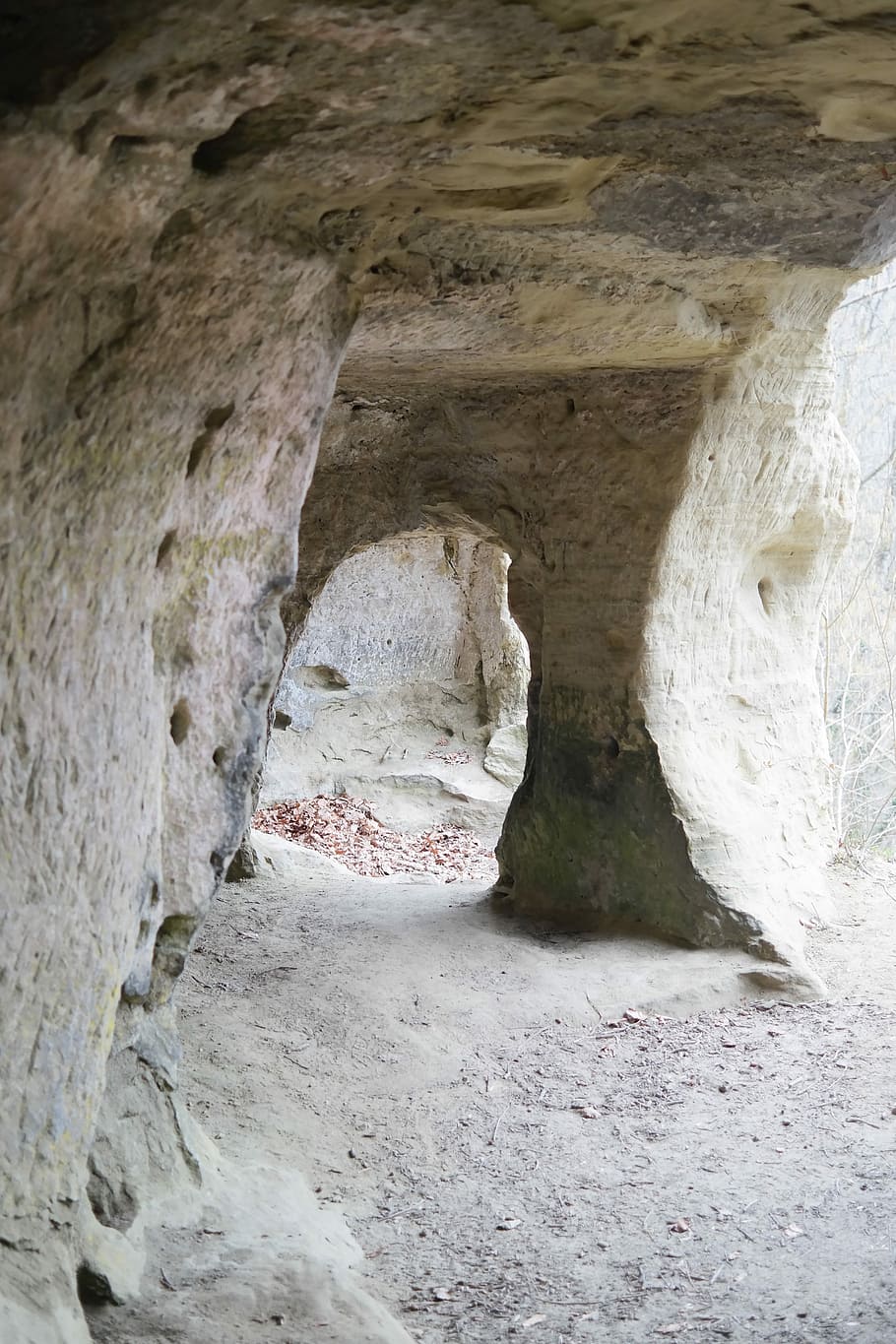 Cavernas, passagem, avanço, local de peregrinação, maria na pedra, reserva natural, aachtobel, jubileu way bodenseekreis, hohenbodman, owingen