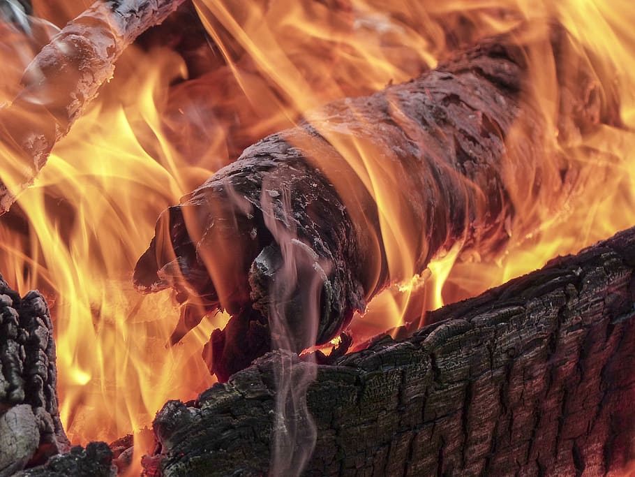 fireplace, closeup, photography, closeup photography, raging, fire, dangerous, hot, burning, blaze