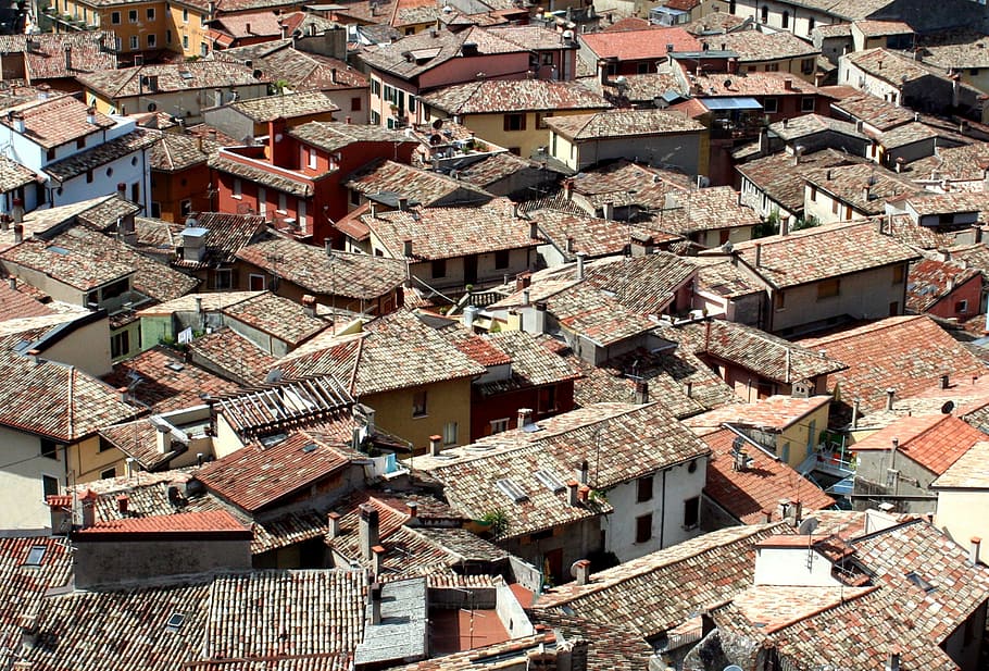 techos de la casa, techos, rojo, arquitectura, teja, ciudad, mediterráneo, casco antiguo, romántico, históricamente