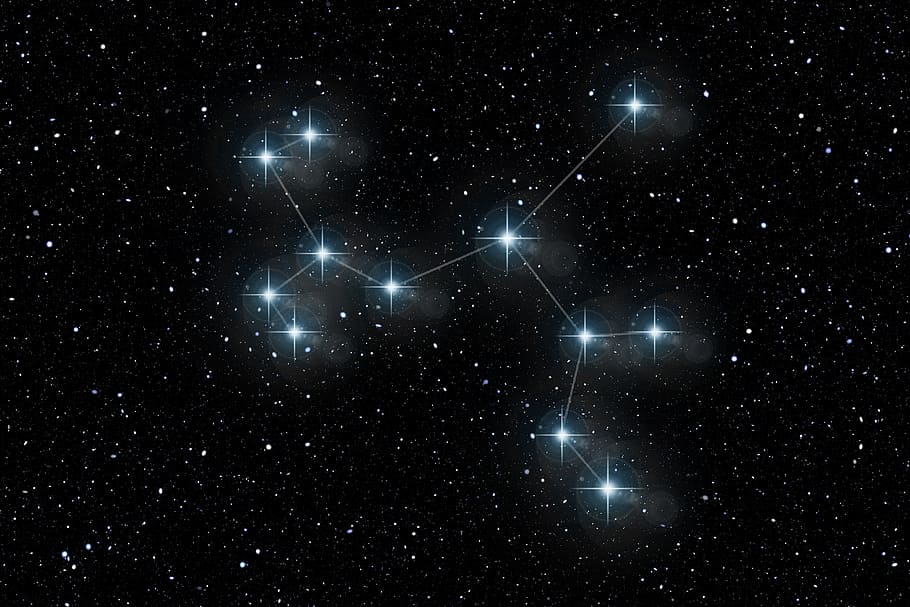 star constellation, star, constellation, universe, bull, sun, space, cosmos, galaxy, planet