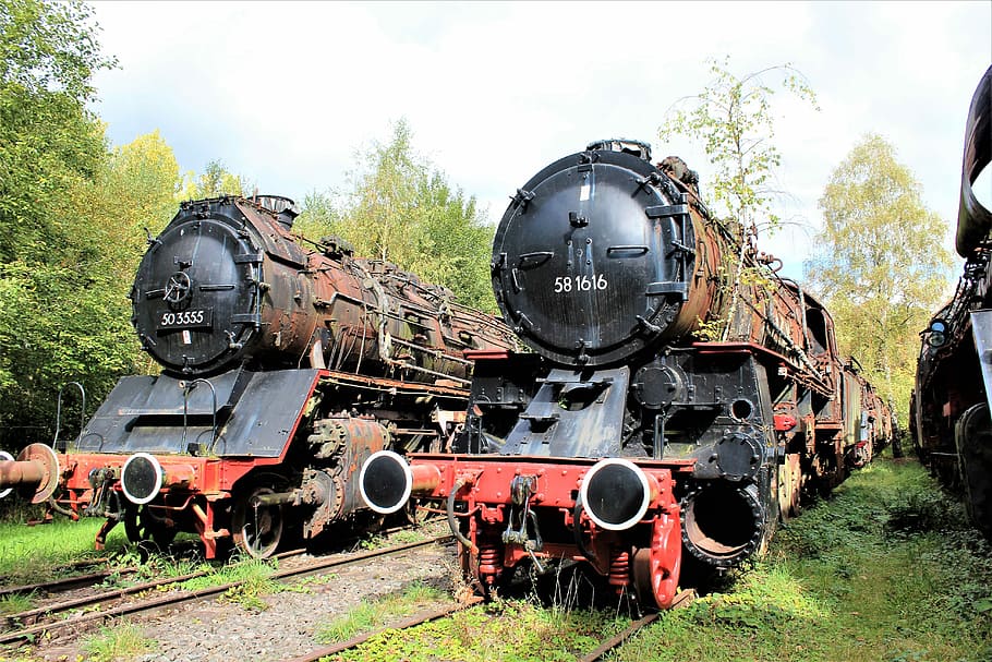 Railway, Steam Locomotive, locomotive, historically, loco, steam railway, old, technology, metal, dampflok railroad