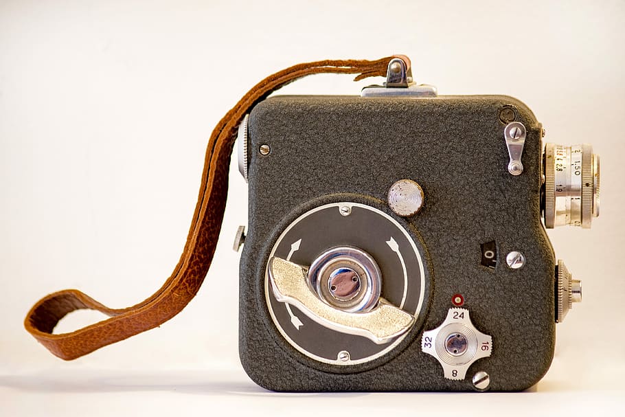 câmera, filme, movimento, negativo, velho, vintage, retrô, antiguidade, mecânico, mecanismo manual