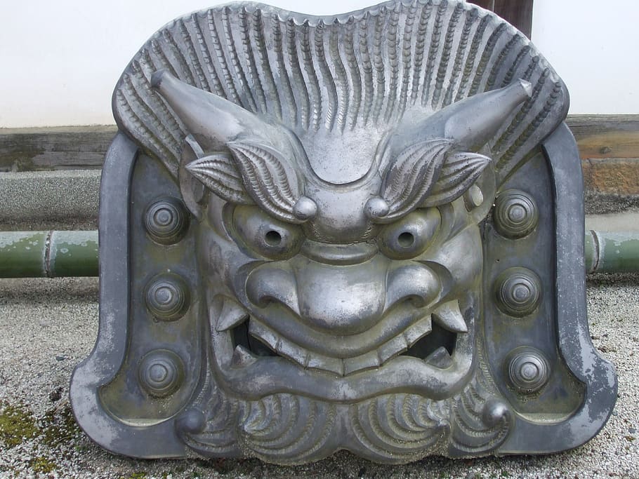 japão, kyoto, templo, templo budista, byōdō-in, ponto de referência, dragão, arquitetura, arte e artesanato, representação