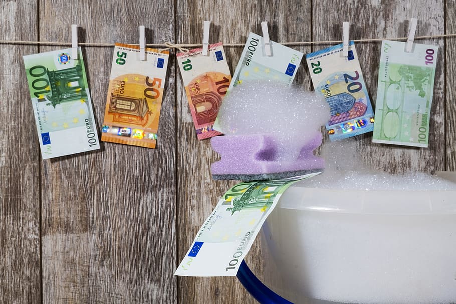 money, bank note, banknote, euro, laundry, wash, money laundering, illegal, criminal, gift