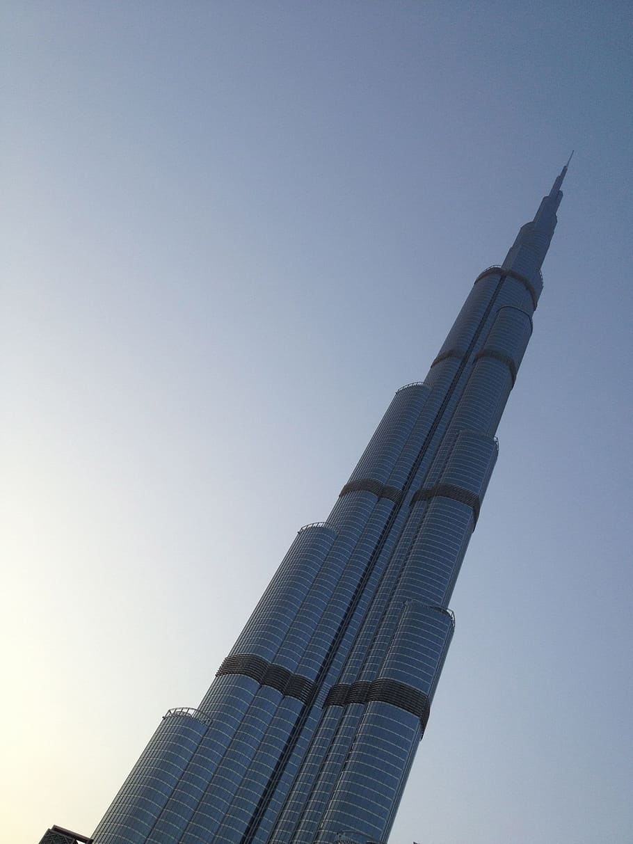 Burj Khalifa, Dubai, emirat arab bersatu, pencakar langit, arsitektur, tengara, bangunan, desain arsitektur, struktur, desain