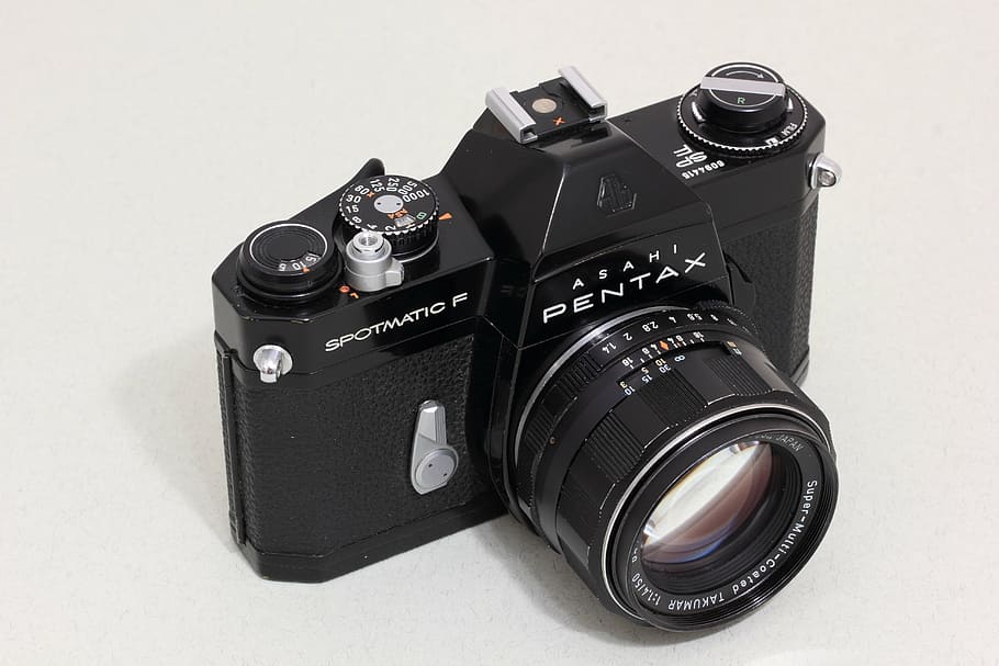 asahi, pentax, optical, japan, slr, 35mm, film camera, takumar, lens, reflex