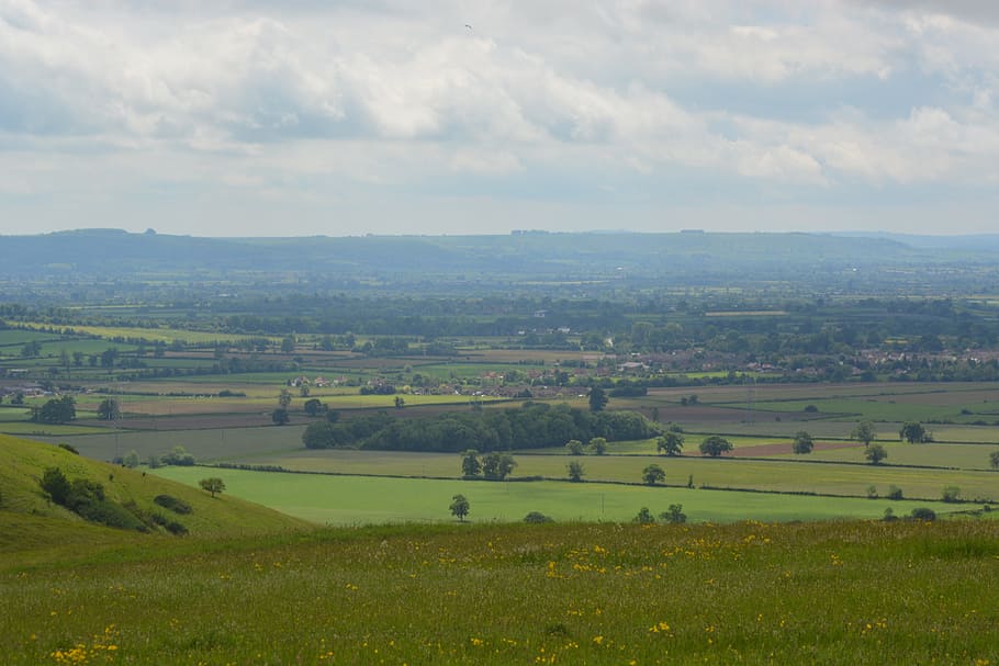 雲 フィールド イギリス 風景 緑 静かな 環境 風景 自然 空 雲 空 Pxfuel