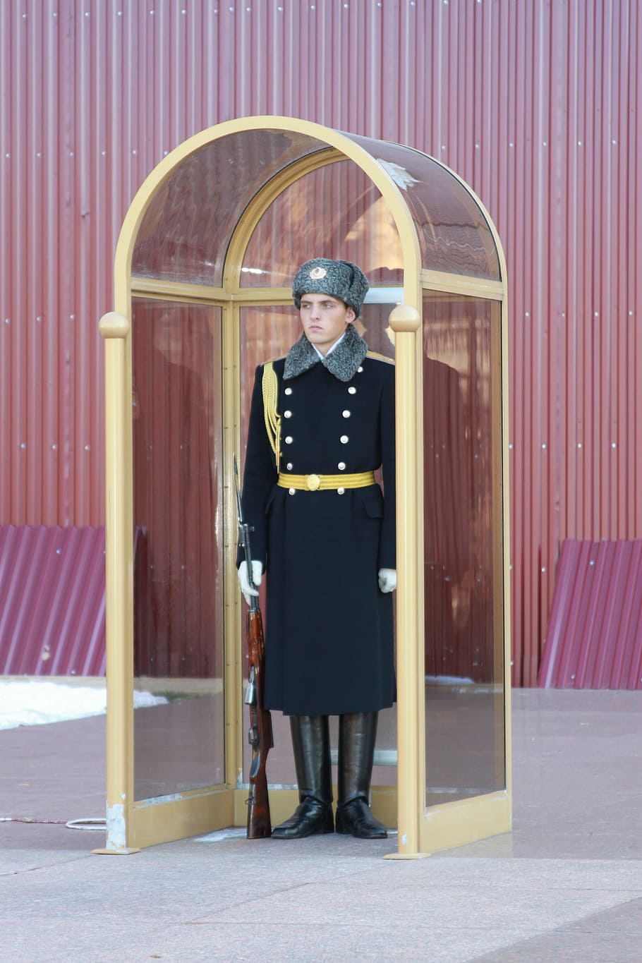 guard, honor, sentimental, russia, moscow, soldier, booth, sentry, protection, standing