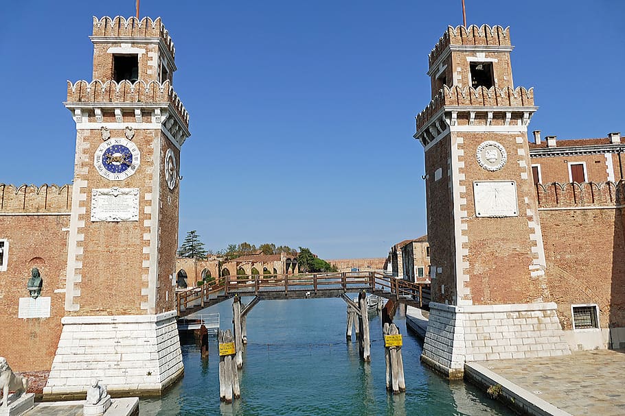 venice, arsenal, port, navy, historically, towers, gateway, seafaring, tourism, italy