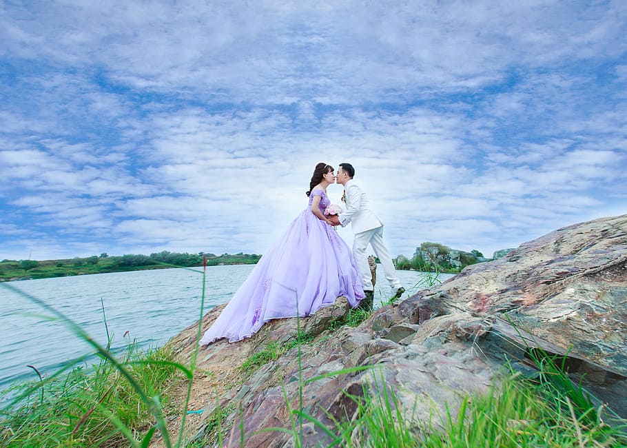 wedding photo, Wedding, Photo, Beautiful, beautiful wedding photo, natural, field, vietnam, dress, bride
