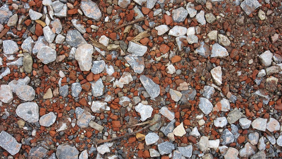 pebble, stones, gravel, brick rubble, building rubble, colorful, angular, mess, pattern, background