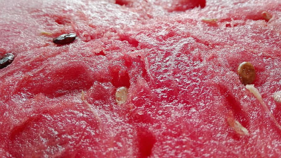 watermelon, juicy, meat, red, full frame, close-up, backgrounds, food and drink, extreme close-up, textured