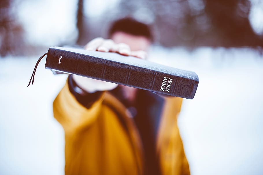 people, man, blur, male, holy, bible, book, outdoor, snow, winter
