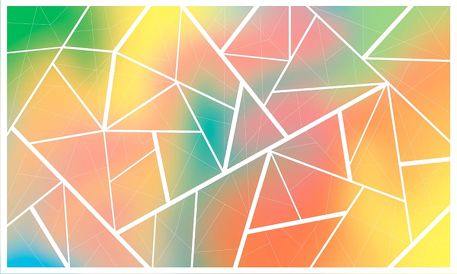 fondo, poligonal, degradado, polígono, geométrico, triángulos, colorido, patrón, malla, forma