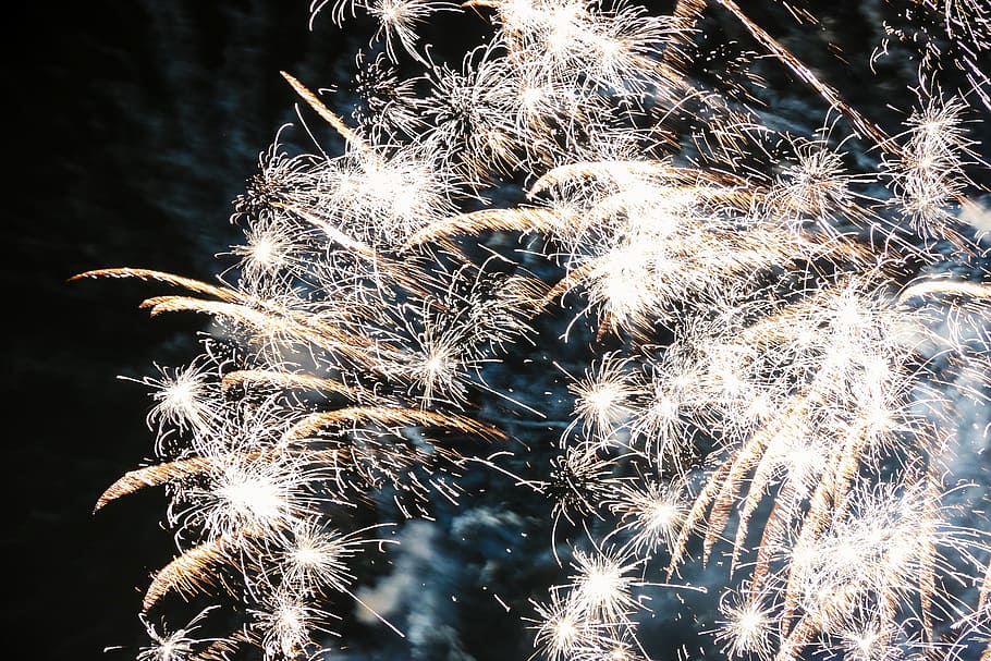 タイムラプス写真, 花火, 爆竹, 光, 新年, 夜, 人なし, 花火大会, 自然, イルミネーション