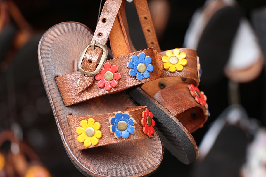 shoes, sandal, recife, pernambuco, caruaru, fair, culture, brazilian, folklore, close-up