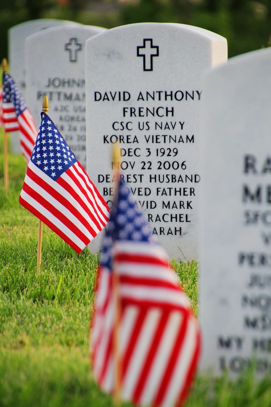 bandera estadounidense, estados unidos, banderas, cementerio, memorial, bandera, patriotismo, tumba, lápida sepulcral, militar