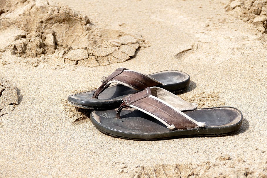 flip flops, beach, summer, holiday, flip, vacation, sea, sand, travel, coast