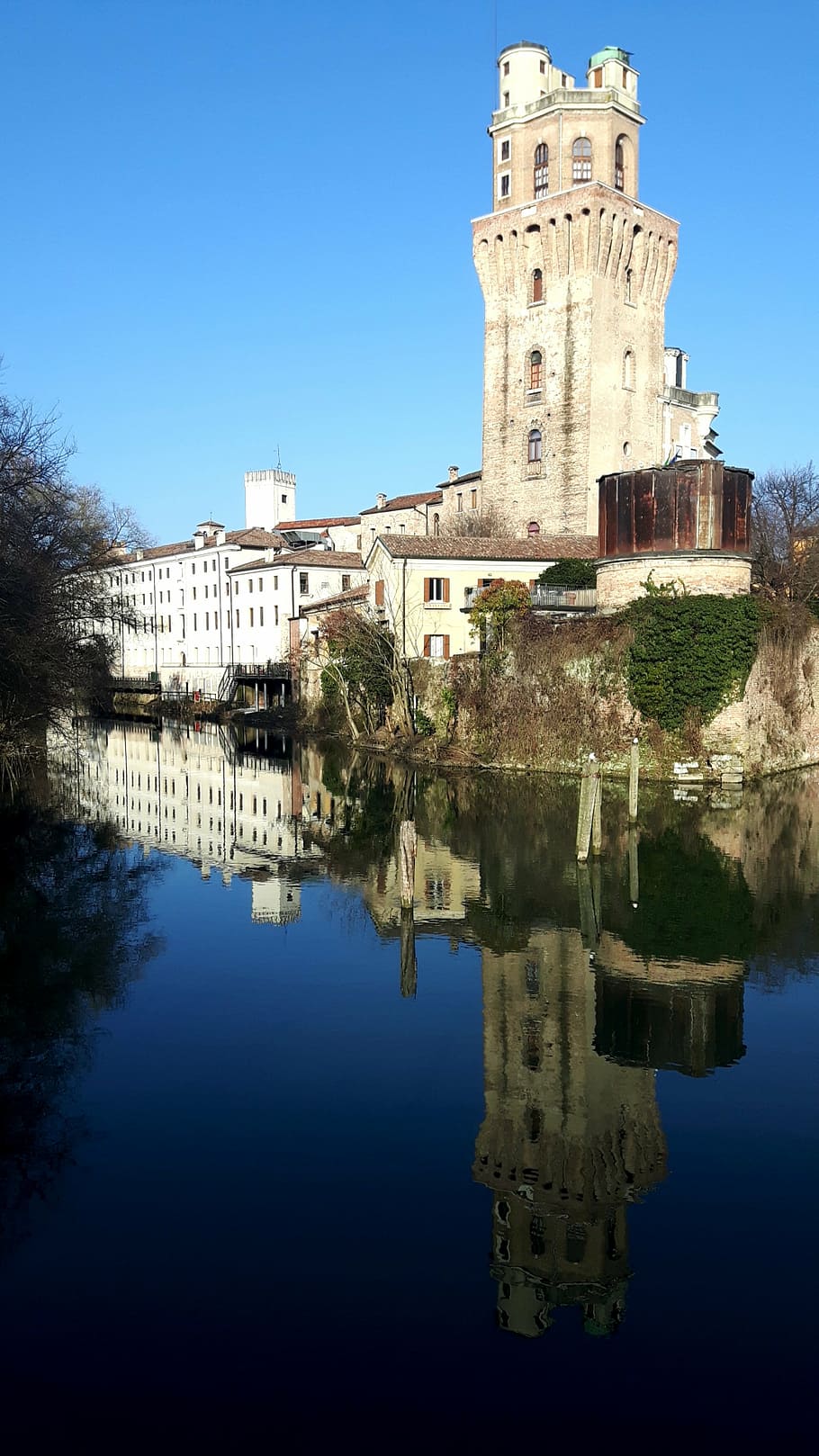 padova, observatory, veneto, torre, architecture, building exterior, built structure, reflection, water, building
