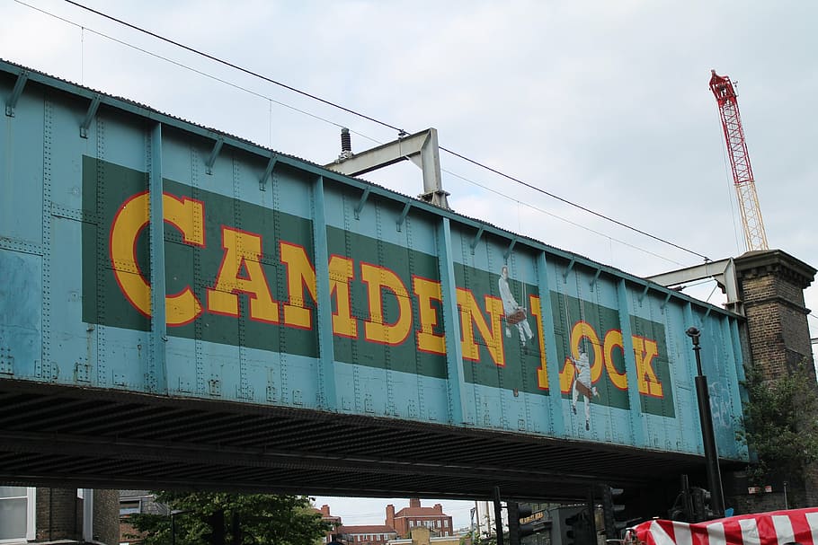 camden, town, lock, camden lock, camden town, london, england, text, sign, communication