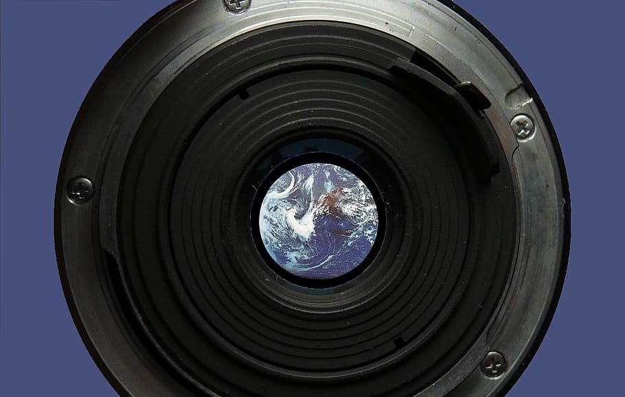 Lens, Earth, Globe, Focus, Camera, earth, globe, photograph, perspective, center, spotlight
