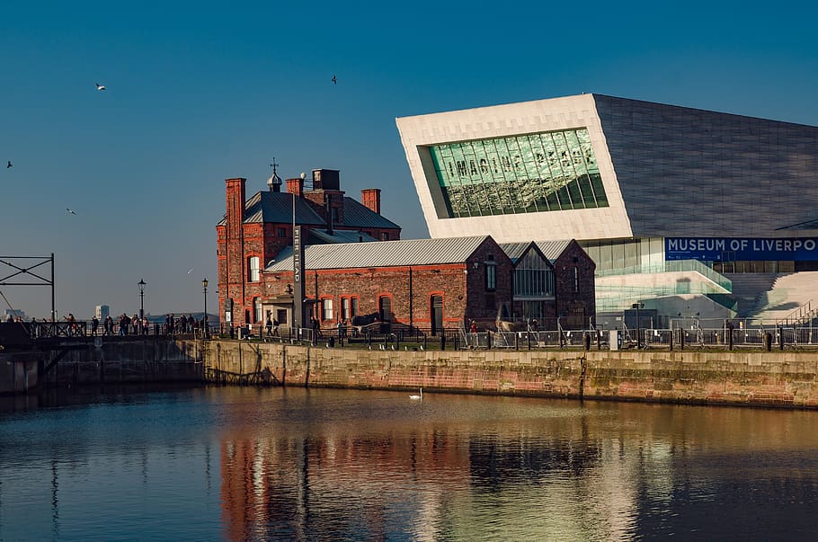 Liverpool, Inglaterra, noroeste, muelles de Albert, atracción turística, arquitectura, Reino Unido, punto de referencia, ciudad, Mersey