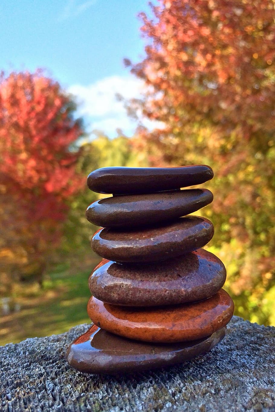 closeup, brown, gray, stones, stacking stones, balance, relax, stone, zen, rock