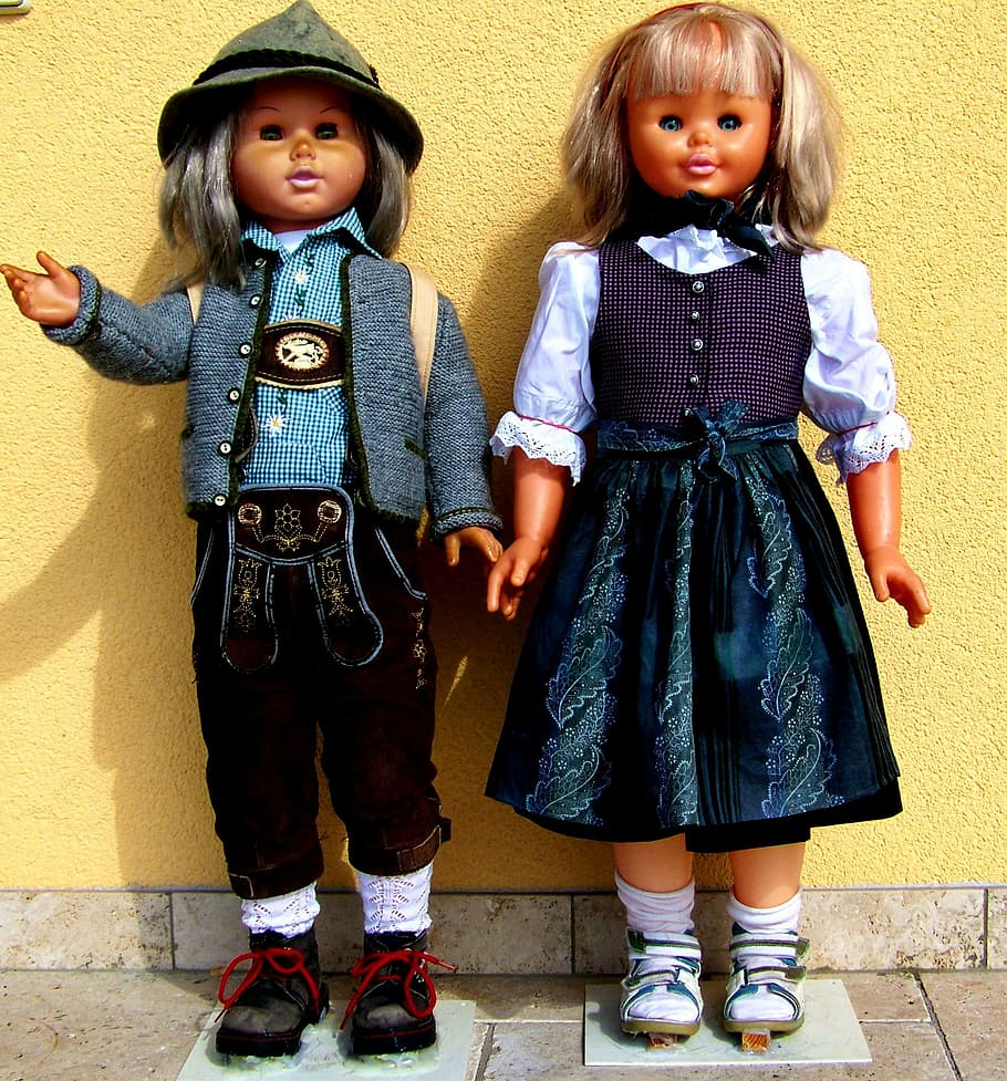 Куклы мальчик и девочка