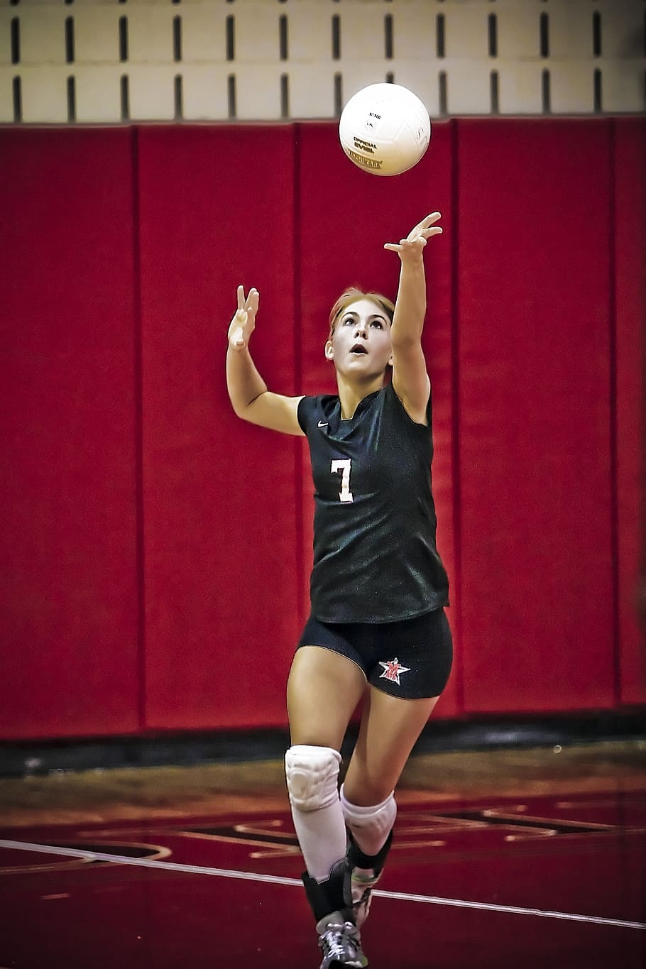 volleyball, serve, girl, ball, player, athlete, competition, athletic, female, activity